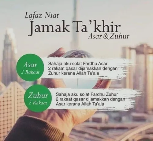 Niat Jamak Takhir Lengkap Arab, Latin, dan Artinya