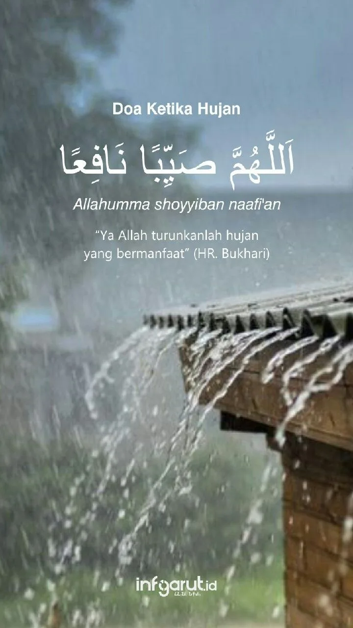 doa ketika hujan