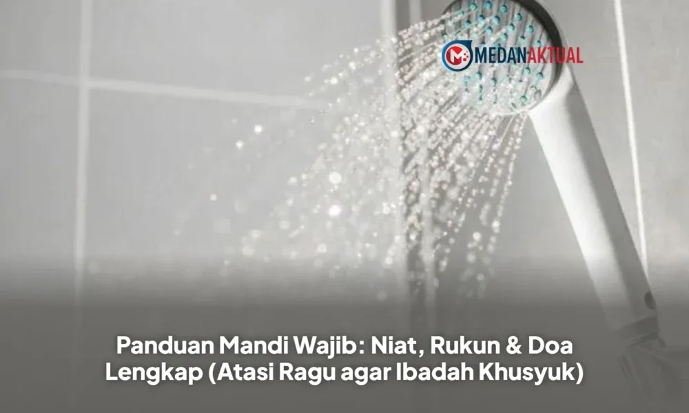 rukun mandi wajib