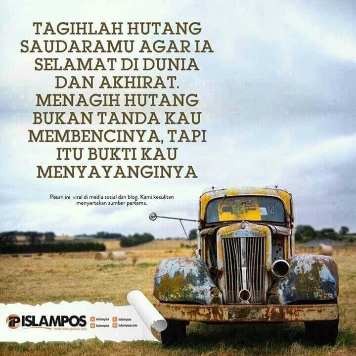 Tabel Perbandingan Adab Berhutang yang Baik dan yang Buruk
