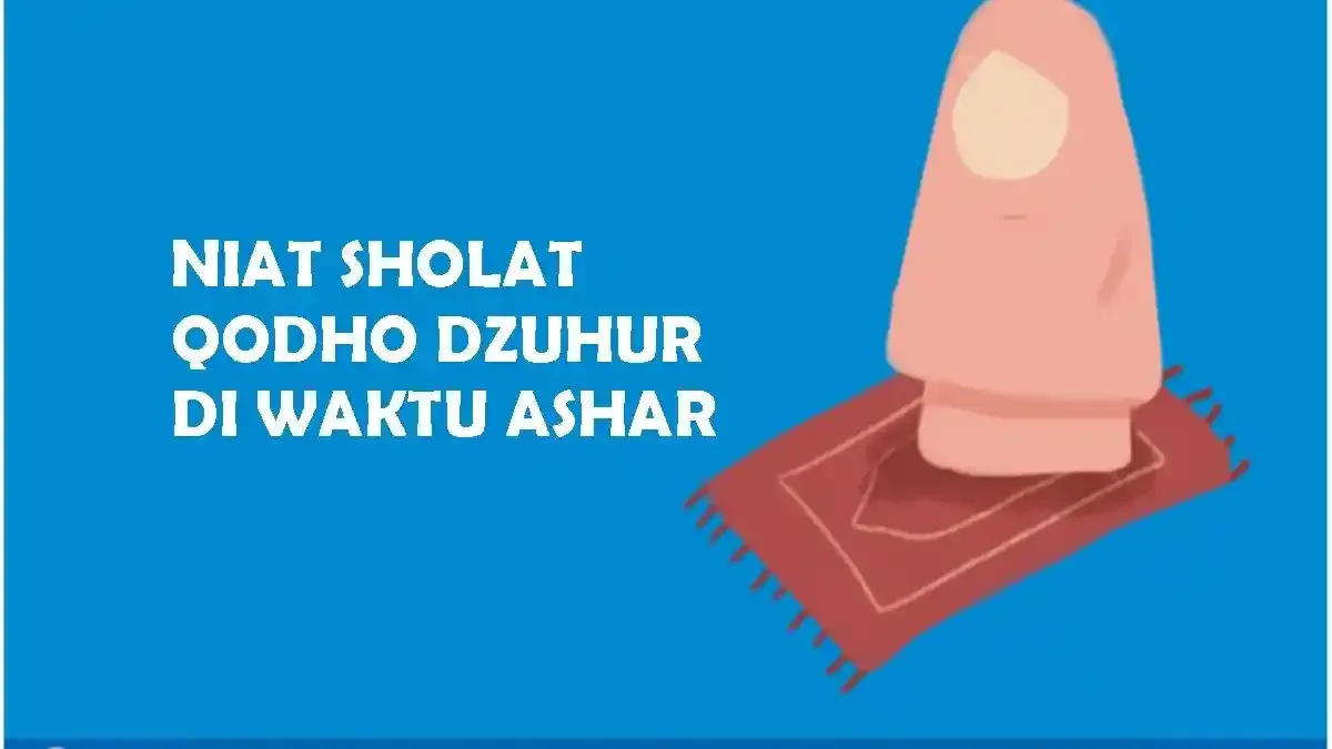 niat qodho sholat
