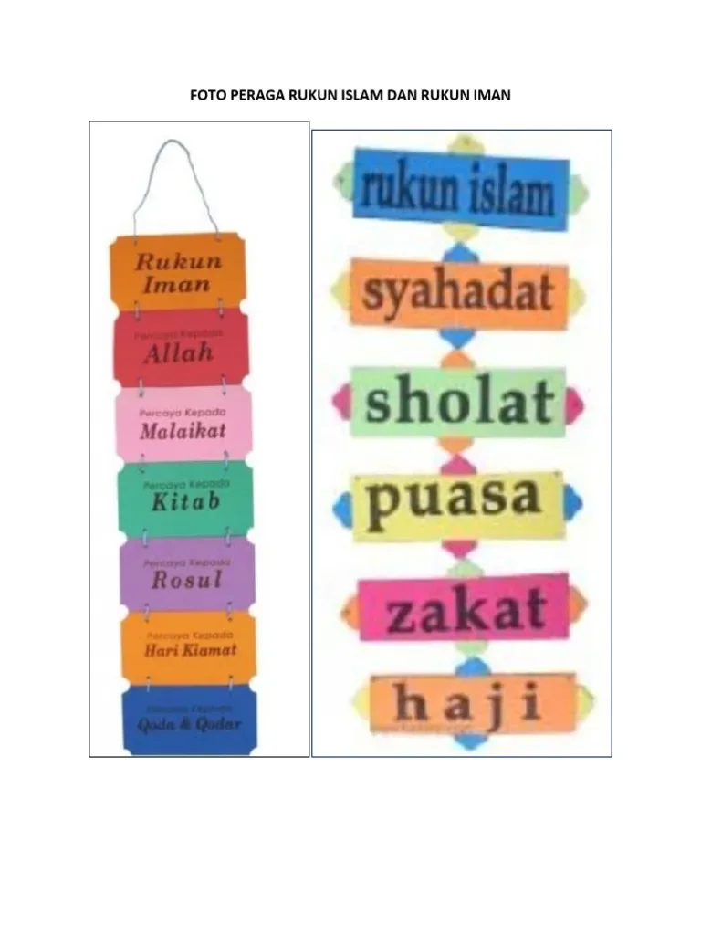 rukun islam dan iman