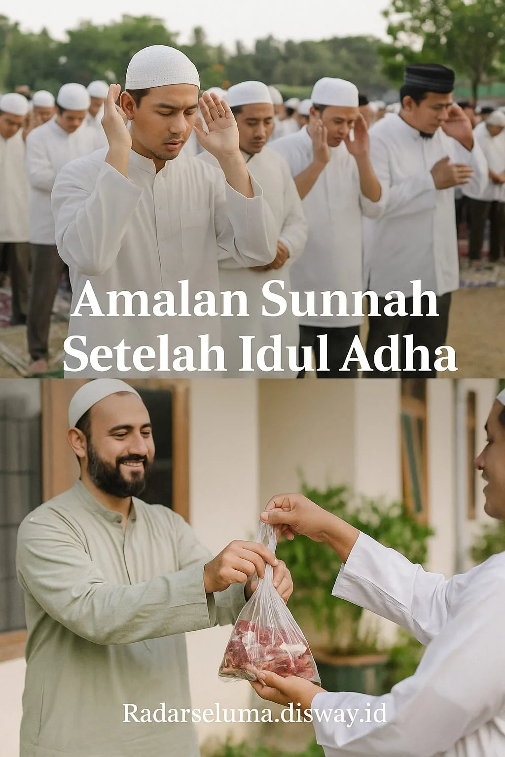 sunnah idul adha: Amalan Setelah Shalat dan Selama Hari Tasyrik