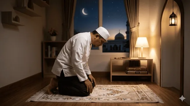 urutan sholat malam: Panduan Niat Sholat Malam dan Bacaannya dalam Satu Tabel
