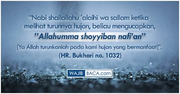 doa menghentikan hujan