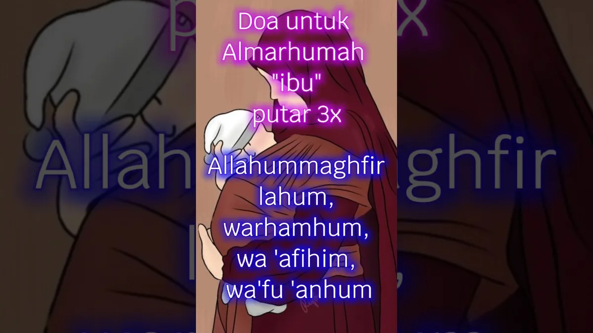 Tabel Perbandingan Lafal Doa untuk Almarhumah dan Almarhum
