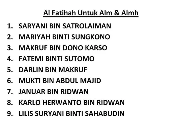 singkatan almarhumah