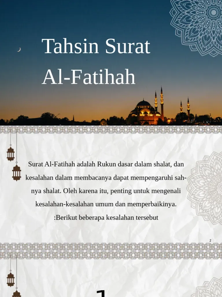 surat al fatihah