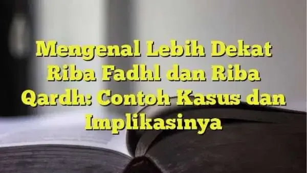 riba qardh