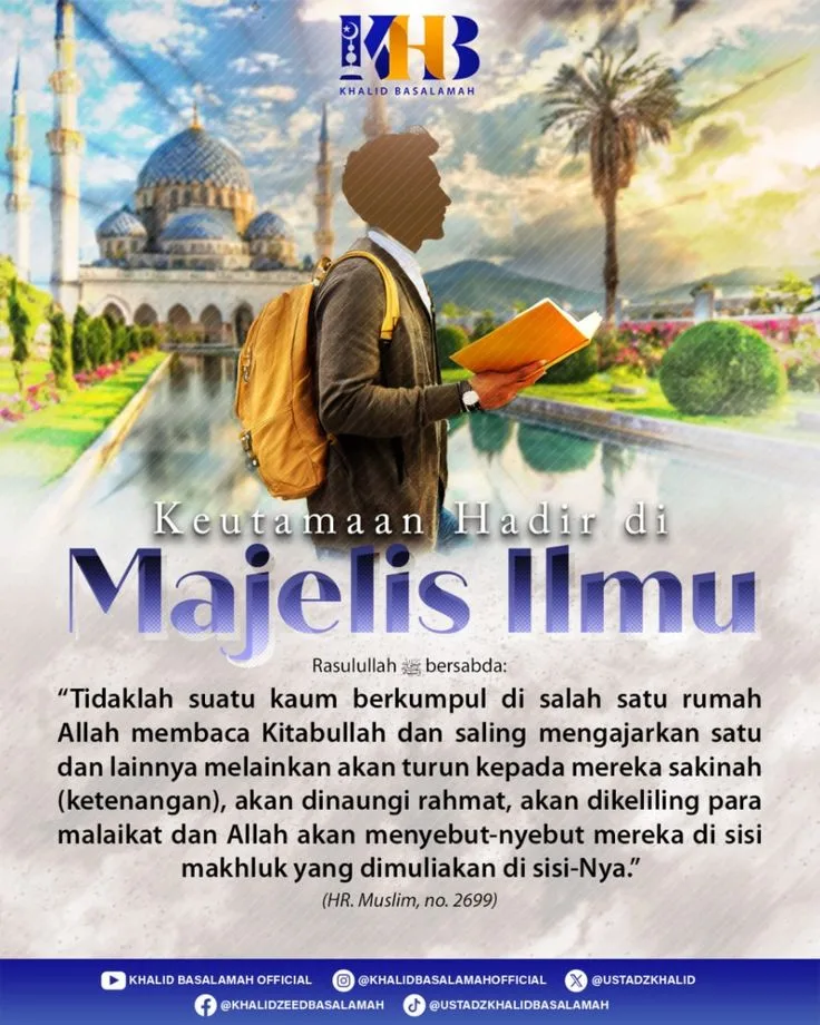 keutamaan majelis ilmu