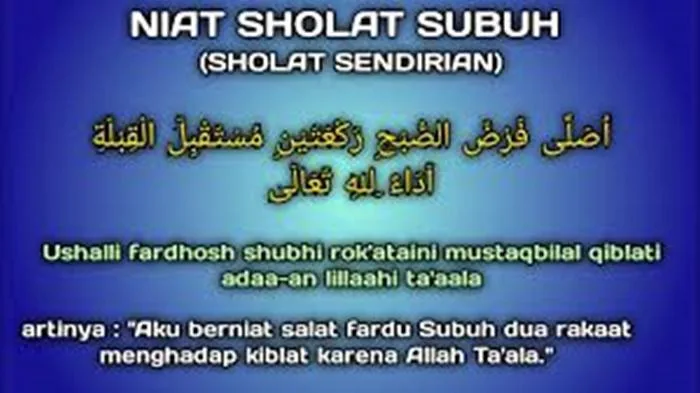 Merangkai Pemahaman: dari Niat Sholat Qobliyah Subuh Menuju