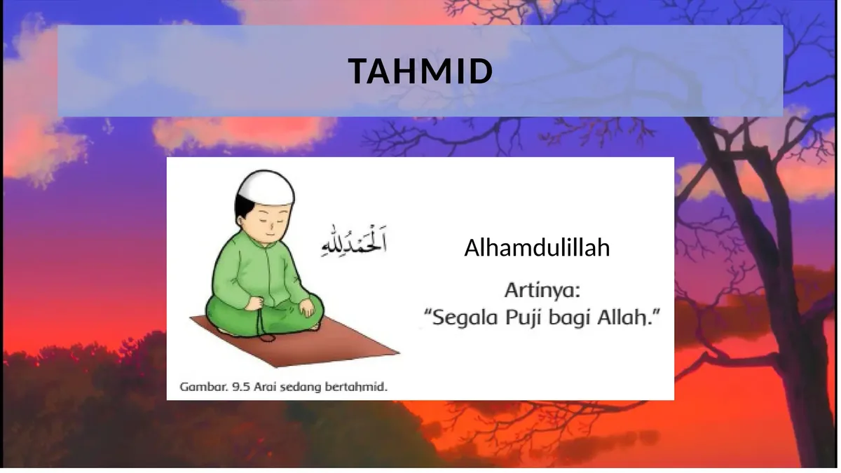 Cara Menuliskan dan Melafalkan Kalimat Tahmid dengan Benar