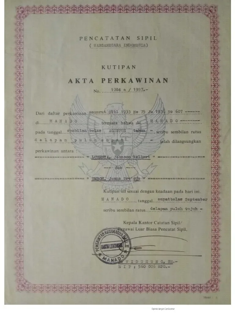 akta nikah