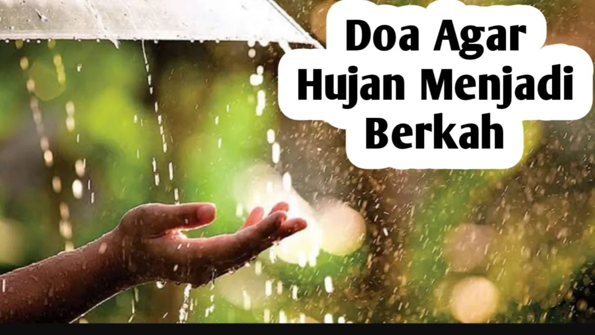 doa agar tidak hujan