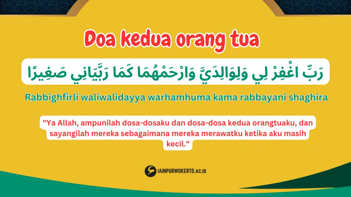 doa untuk orang tua