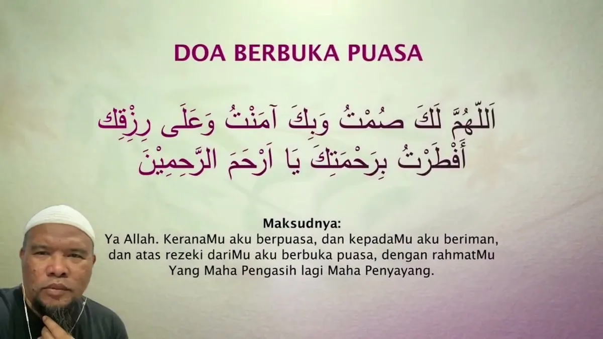 doa buka puasa bersama: Menutup dengan Doa: Langkah Awal Menuju Ramadan yang Lebih