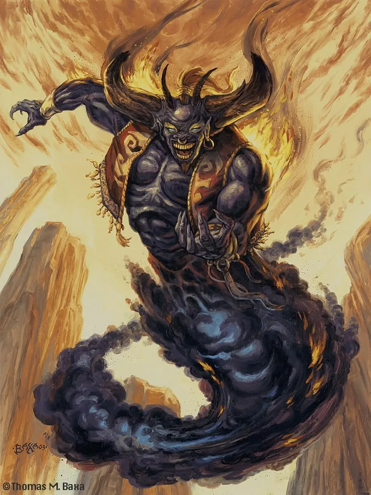 jin ifrit - Bagaimana Ifrit Digambarkan dalam Sastra dan Budaya Populer