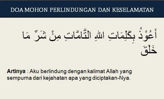 Menghubungkan Doa Mohon Perlindungan dengan Amalan Harian