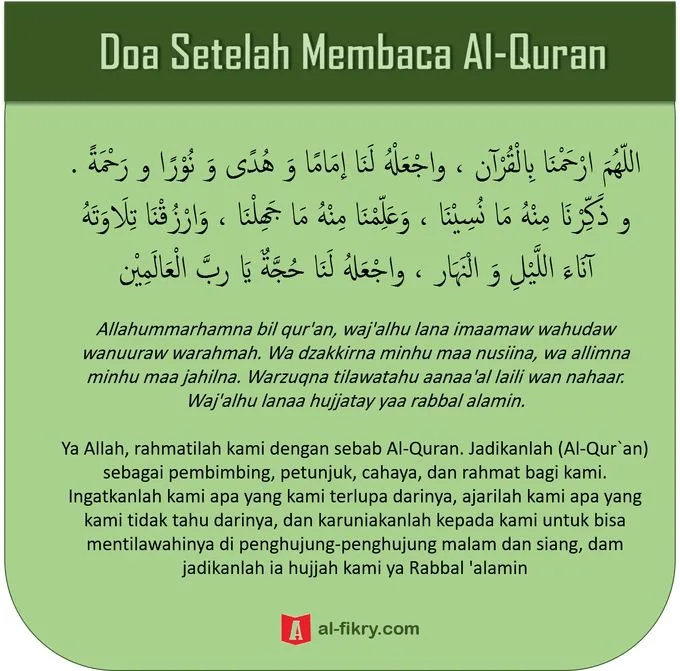 doa setelah hatam quran: Doa Setelah Baca Al Quran Sesuai Sunnah: Rujukan dan