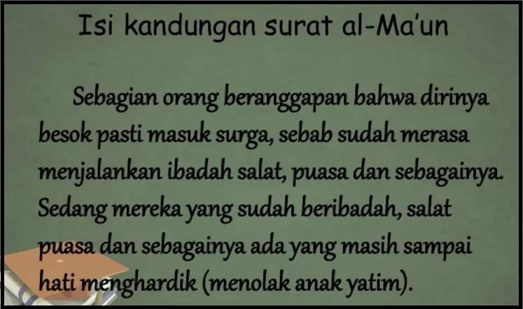 surat al maun dan artinya