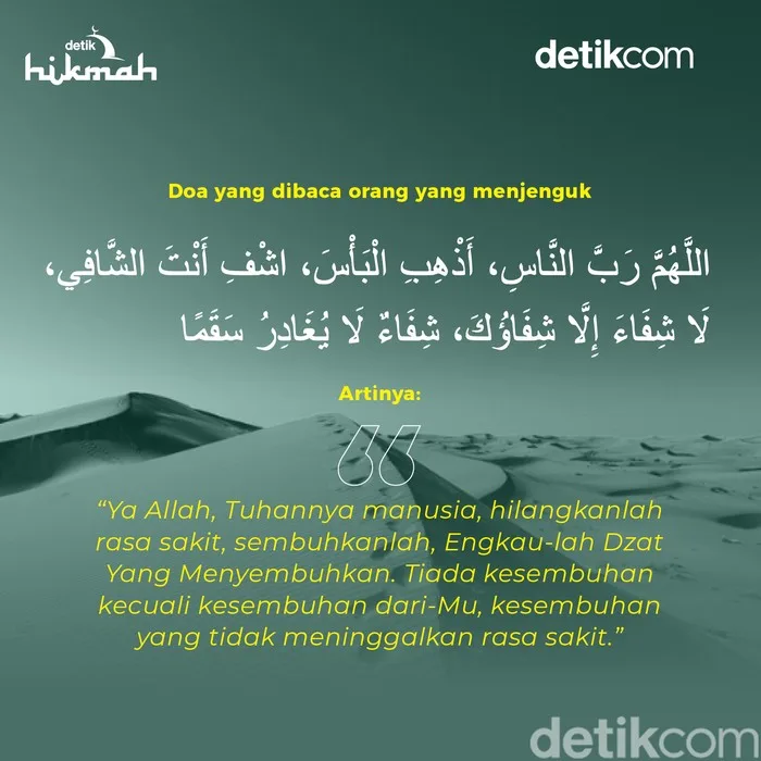 Adab dan Waktu Mustajab Berdoa untuk Orang Sakit