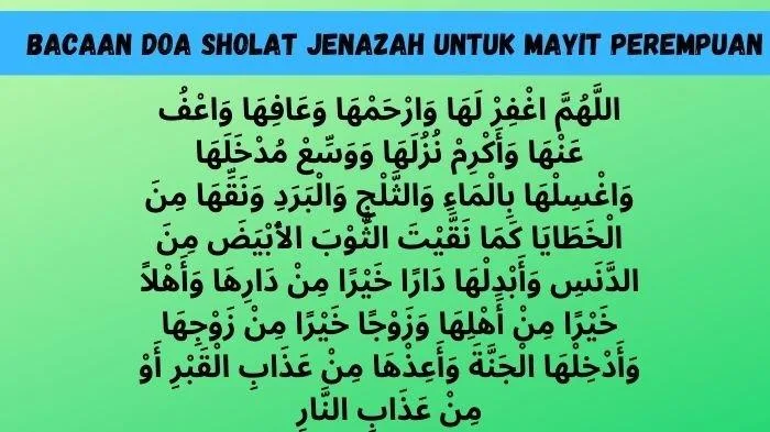 doa jenazah