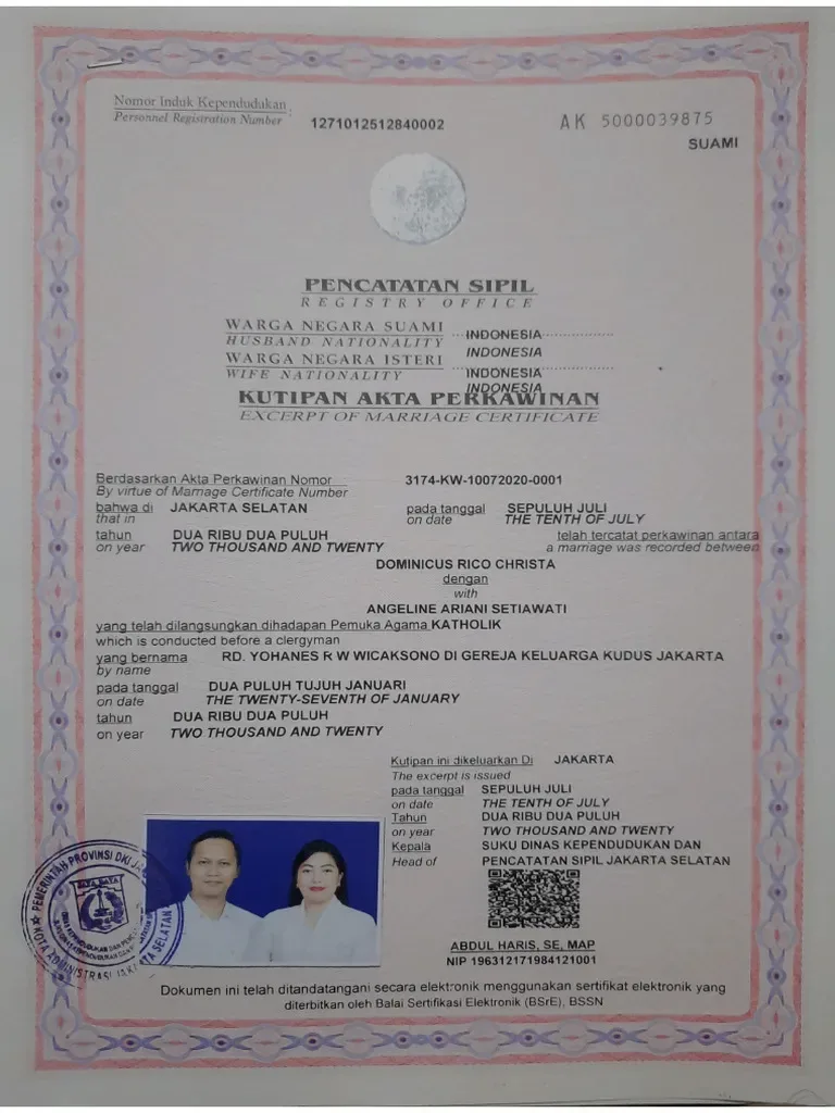 akta nikah