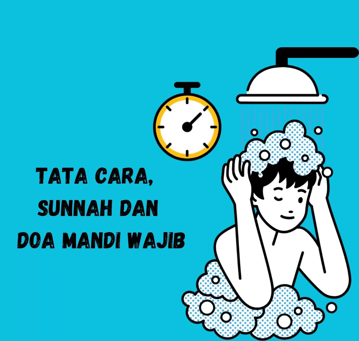 Tata Cara Mandi Wajib Pria Sesuai Sunnah