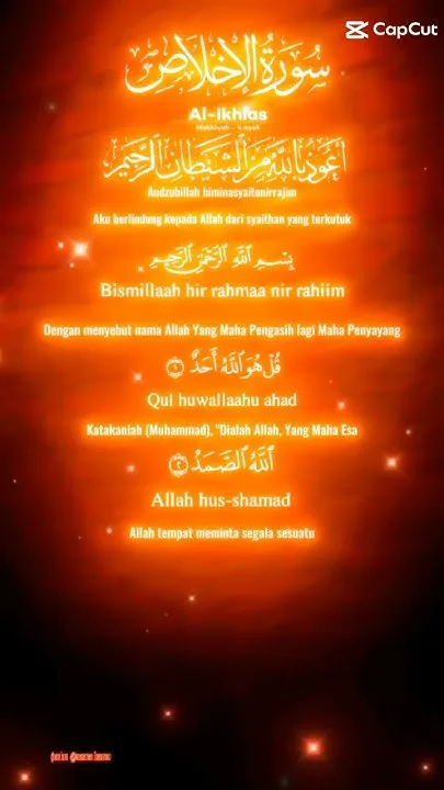 Mengajarkan Surat Al-Ikhlas Kepada Anak dan Keluarga