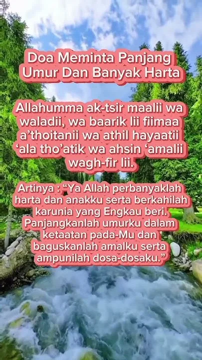 doa panjang umur: Waktu dan Cara Mengamalkan Doa Mohon Panjang Umur