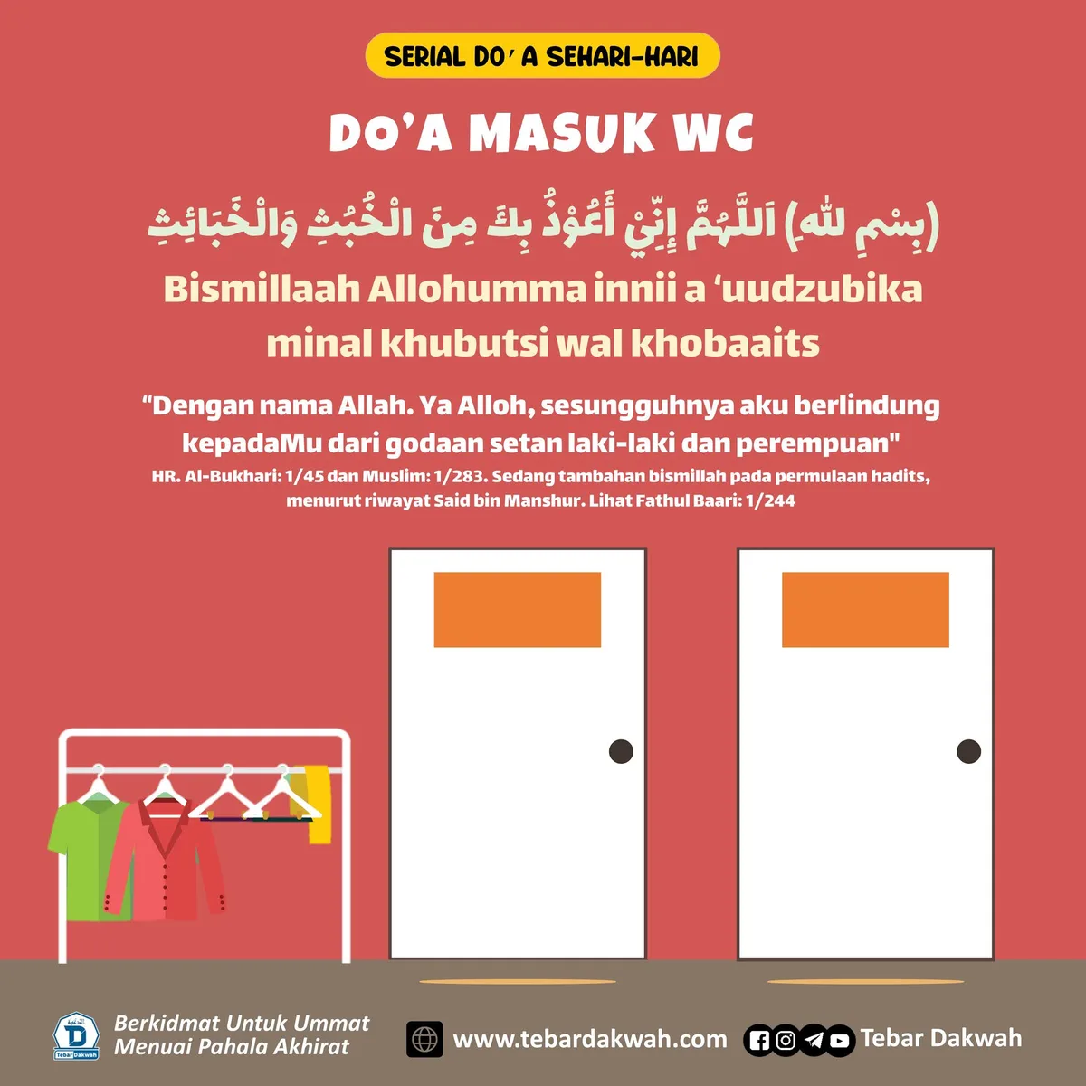 Doa Masuk WC dan Keluar WC dalam Praktik Harian: Studi