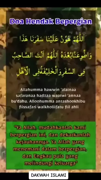 Doa Bepergian Jauh dan Ketenteraman Selama Safar