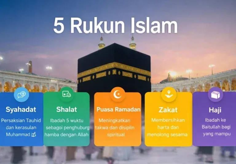 rukun islam ada 5