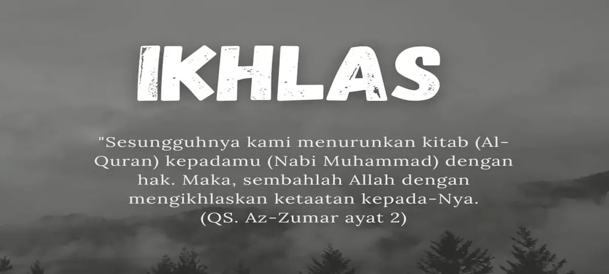 arti ikhlas