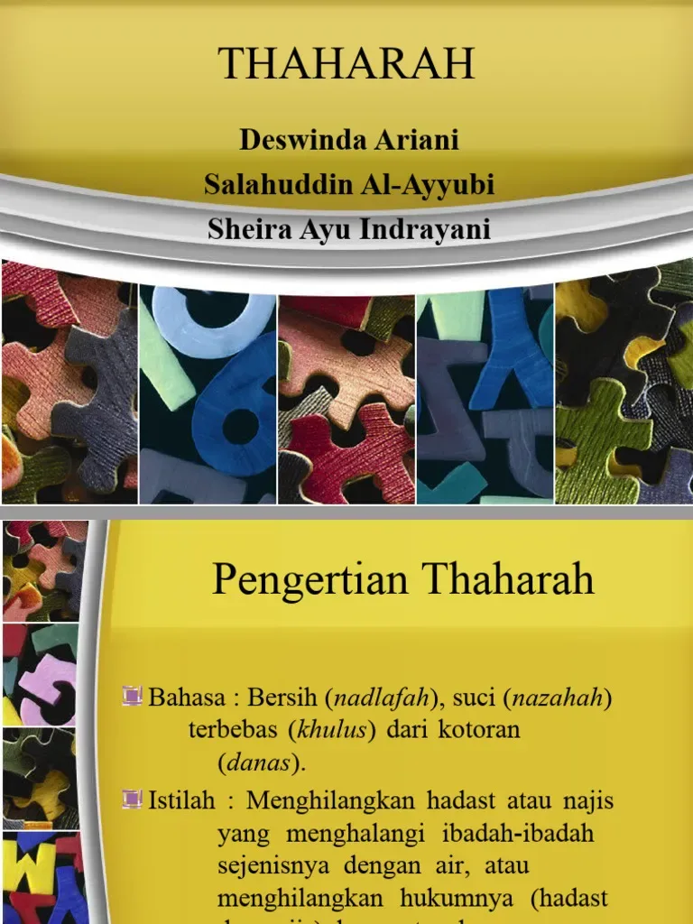 pengertian thaharah: Tata Cara Thaharah: Wudu dan Mandi Besar Secara Runut