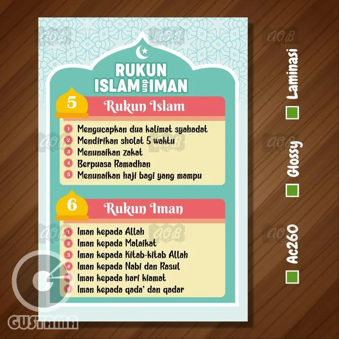 rukun islam dan iman