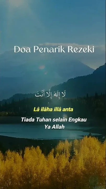 doa penarik rezeki