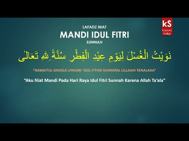 niat mandi idul fitri - Niat Mandi Sholat Idul Fitri: Hubungan Mandi dan Shalat Id