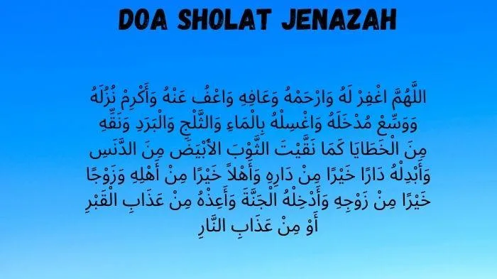 doa jenazah