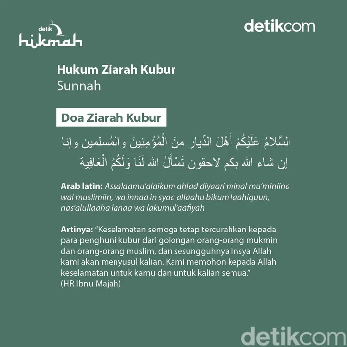 doa ziarah kubur