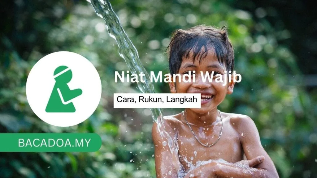 niat mandi hadas besar