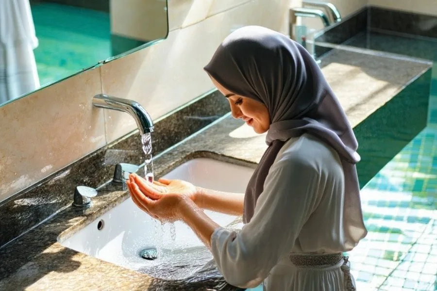 tata cara mandi wajib