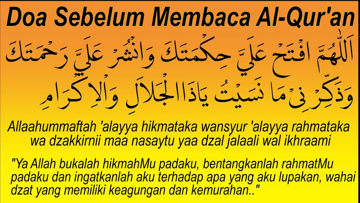 doa setelah baca al quran: Doa Setelah Baca Quran Sesuai Sunnah dan Adabnya