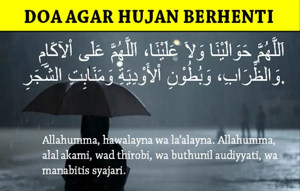 Mengapa Doa Menghentikan Hujan Penting Dipahami Umat Muslim