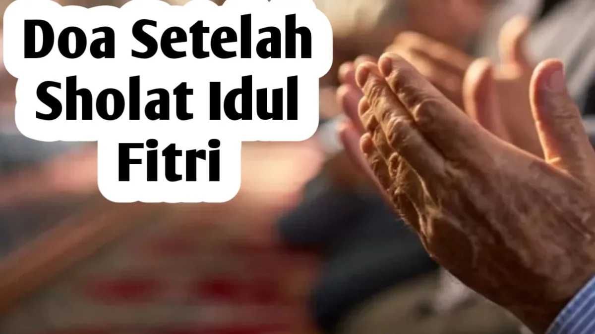 Bacaan Doa Sholat Idul Fitri Versi Pendek untuk Hafalan