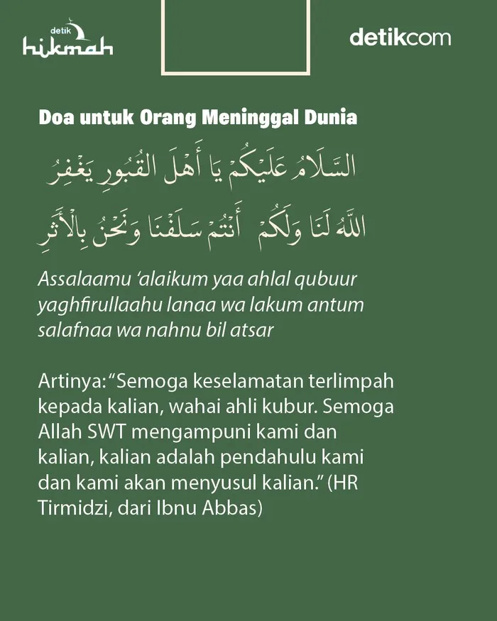 doa untuk orang meninggal: Perbedaan Doa untuk Orang yang Sudah Meninggal Perempuan