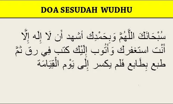 Hubungan Arti Doa Setelah Wudhu dengan Makna Kebersihan