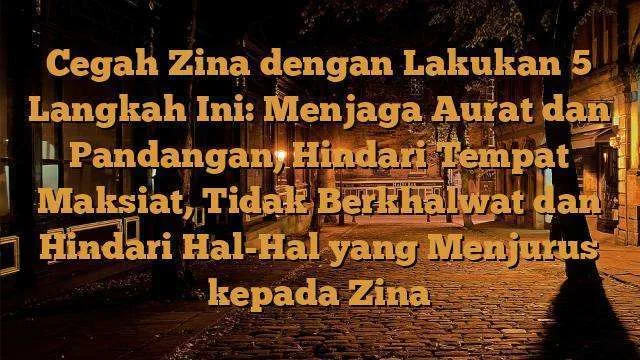 zina dan maksiat