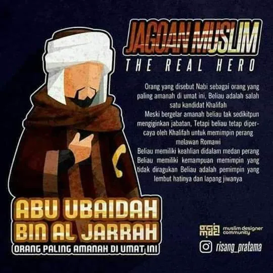 Merangkai Teladan Abu Ubaidah Bin Jarrah untuk Kehidupan