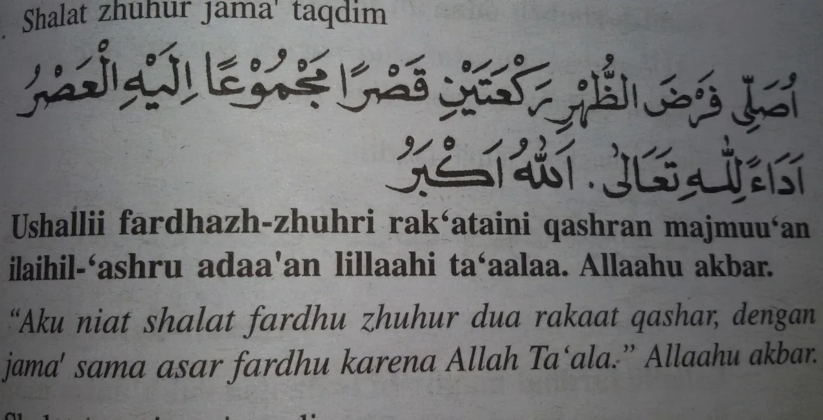 niat jamak qashar - Pengertian Jamak, Qashar, dan Jamak Qashar dalam Satu